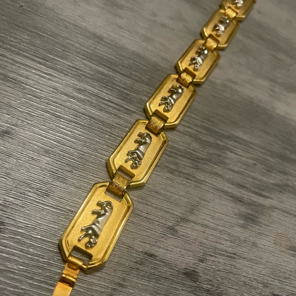 Monet Jewelry - Monet vintage Gold and Silver Accent Bracelet